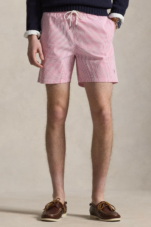 14.5 cm Traveller Swimming Trunks Resort Rose Stripe