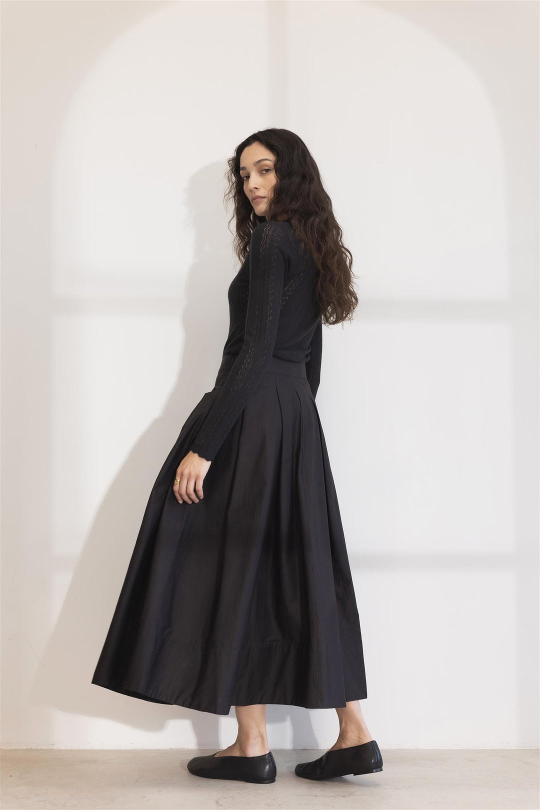 Vilja Maxi Skirt Black