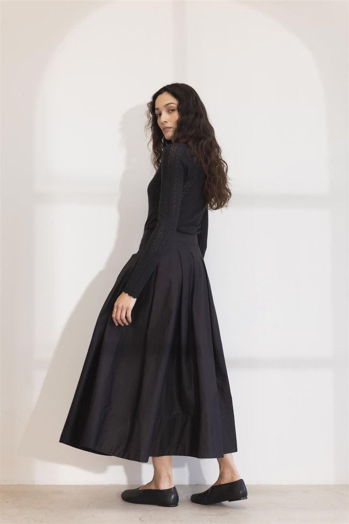 Vilja Maxi Skirt Black