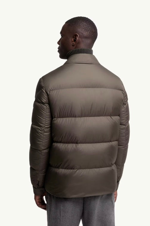 Pres Down Shirt Jacket Olive Green