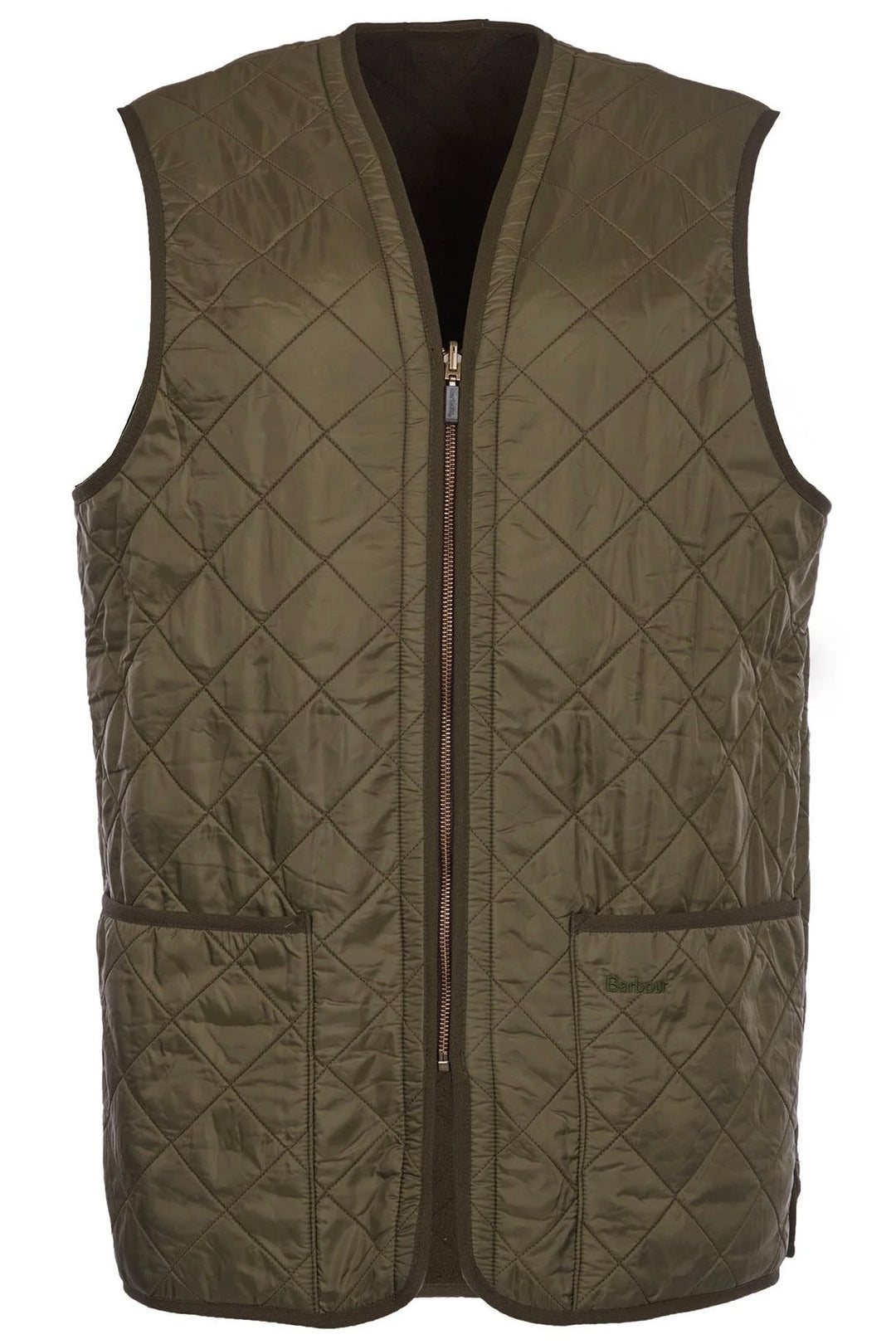 Polarquilt Waistcoat Zip Olive