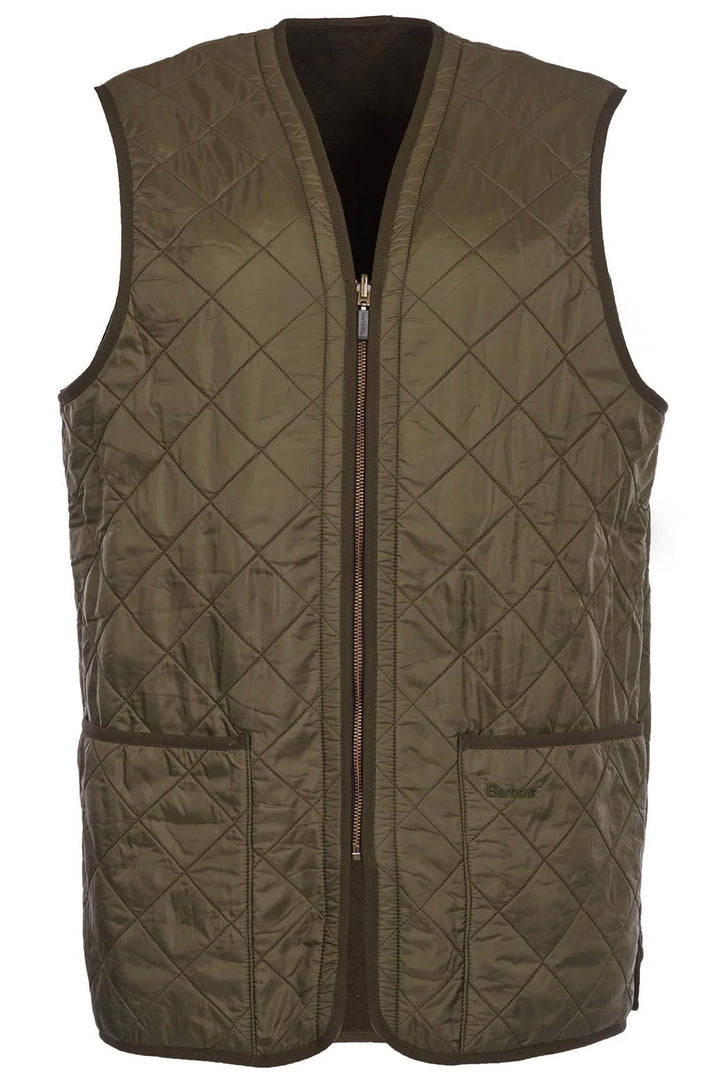 Polarquilt Waistcoat Zip Olive