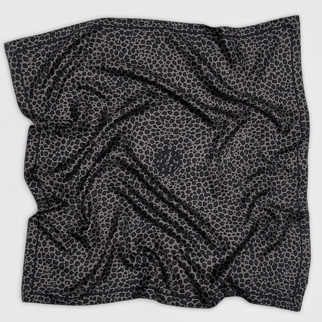 LE SCARF Leo Scarf Grey 80x80 - Dale