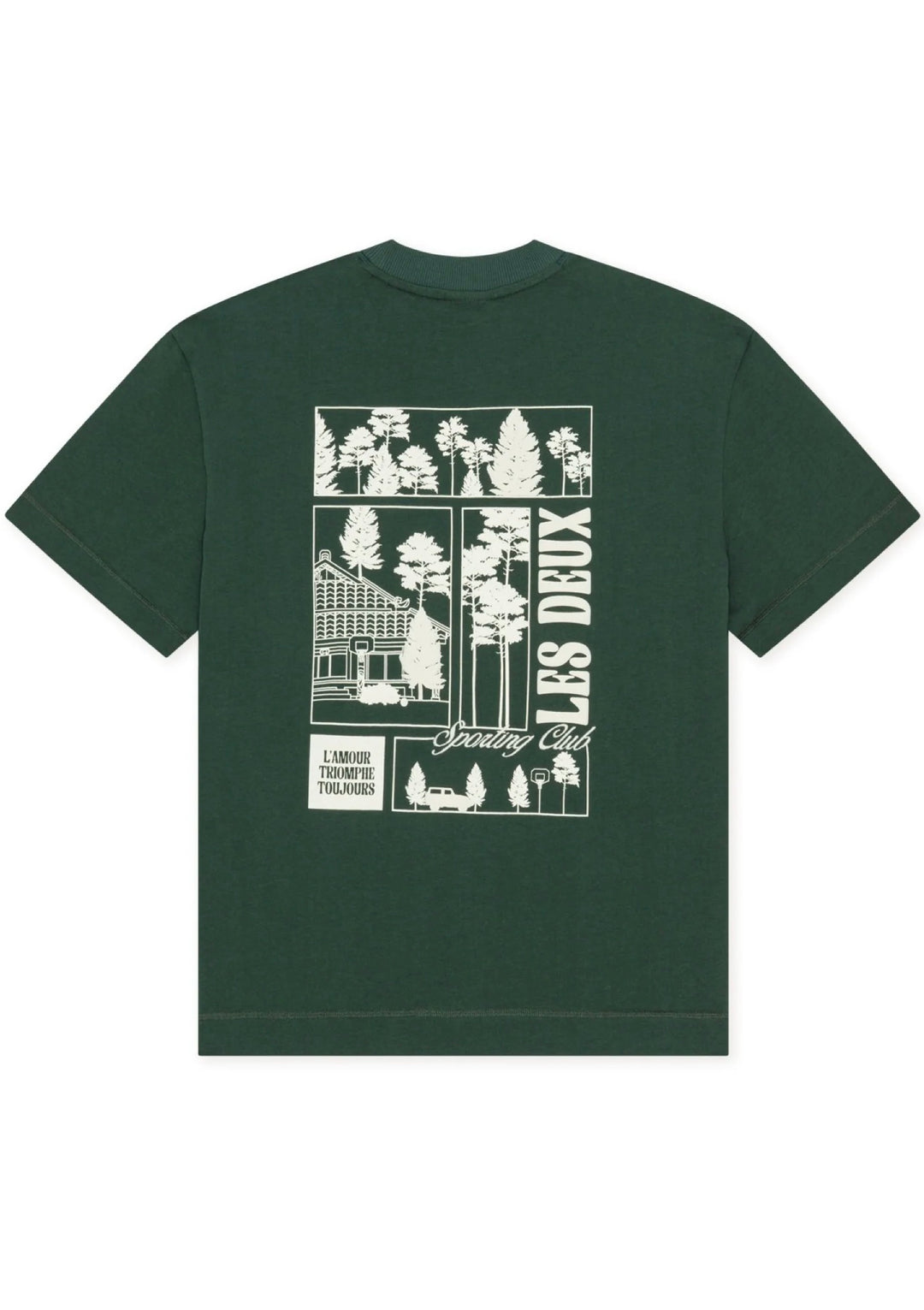 Woods Heavyweight T-Shirt Darkest Spruce Green