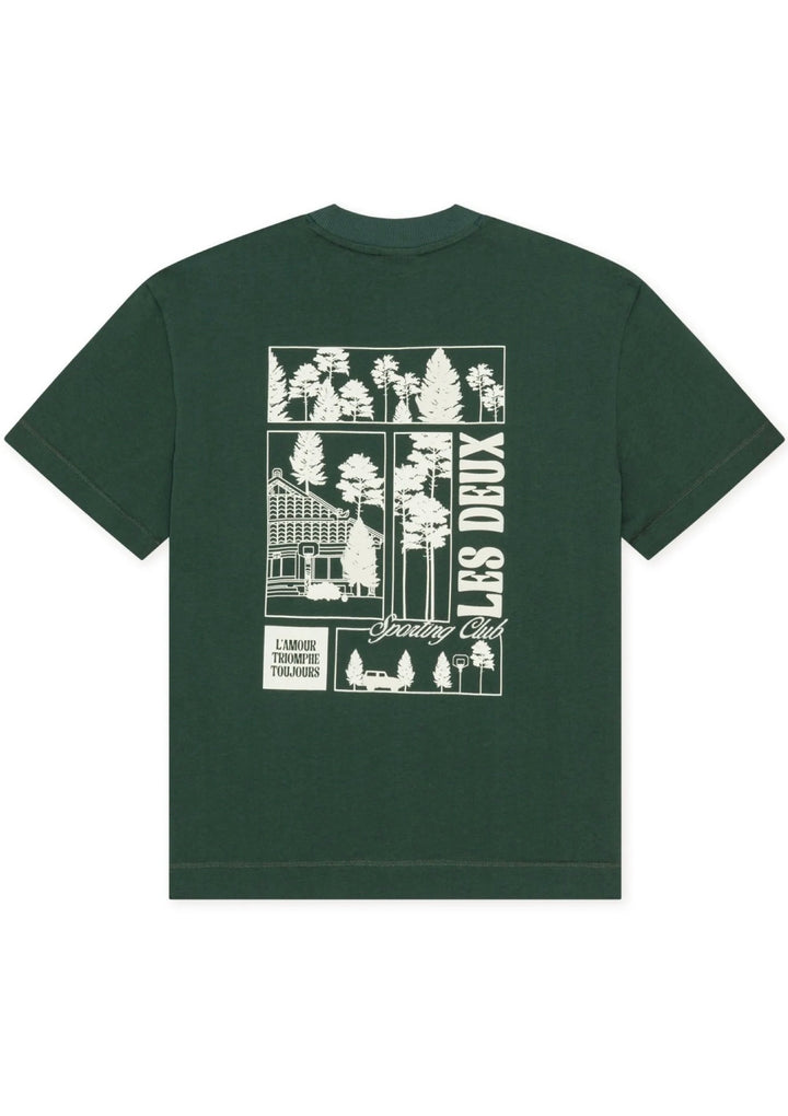 Woods Heavyweight T-Shirt Darkest Spruce Green