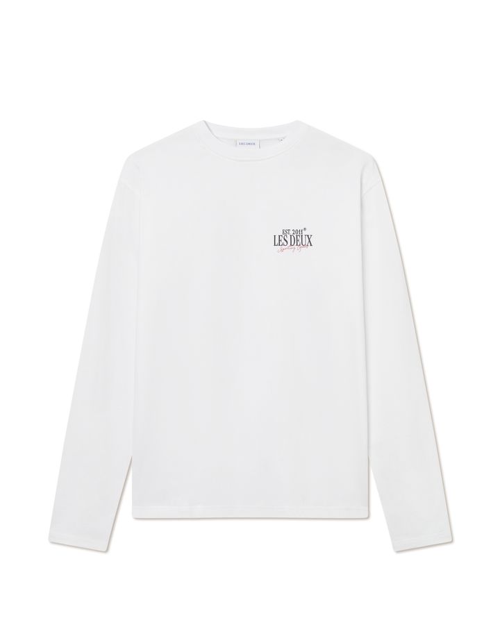 Allen Long Sleeve T-Shirt White