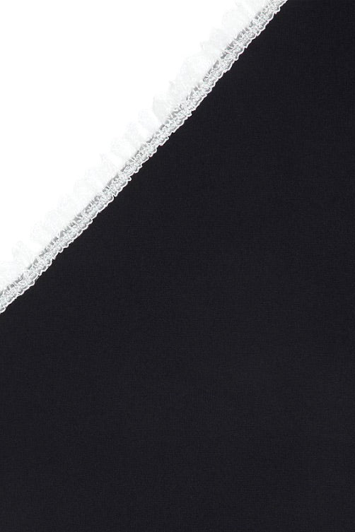 Wool Lace Triangular Scarf Sky Captain