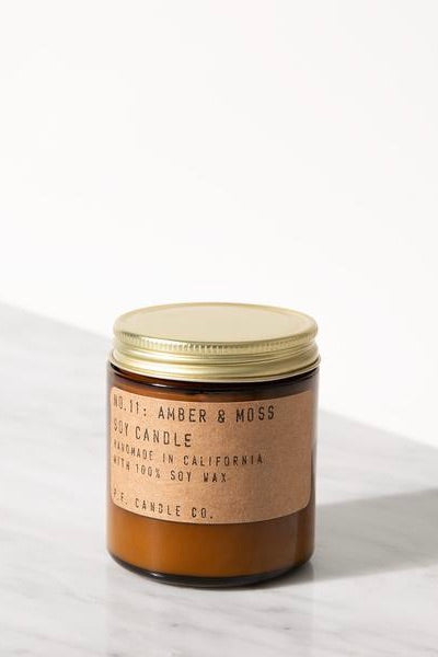 NO. 11 Amber & Moss Mini Candle