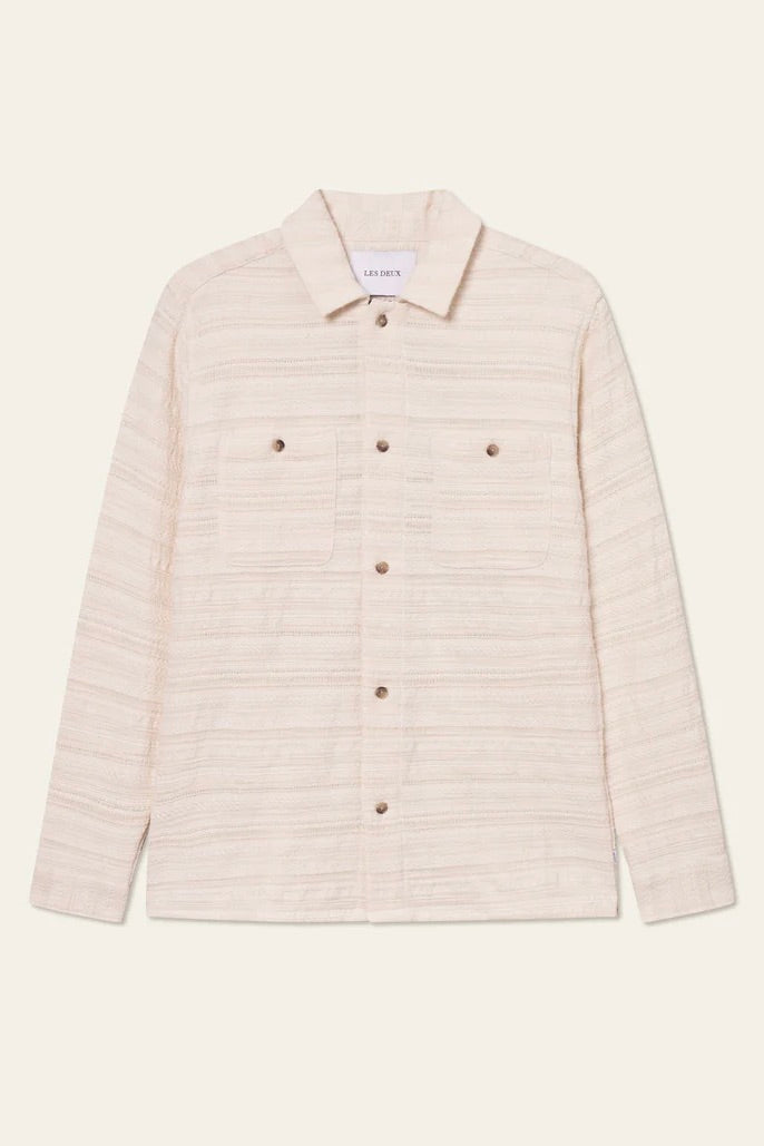 Jonas Structured Stripe Overshirt