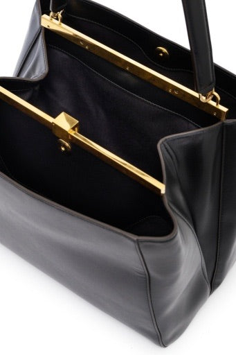 ANINE BING Anine Avenue Bag Grained Leather Black - Dale