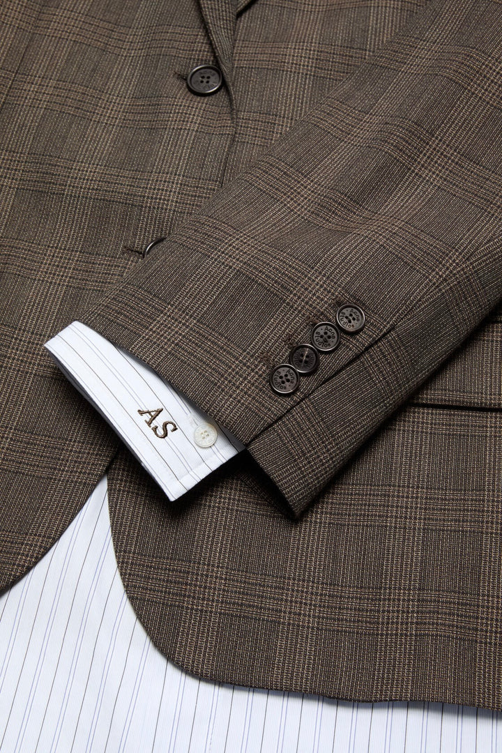 Layered Wool Suit Jacket