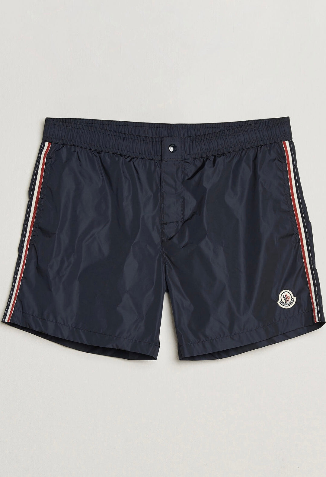 Tricolour-Trimmed Swim Shorts Navy