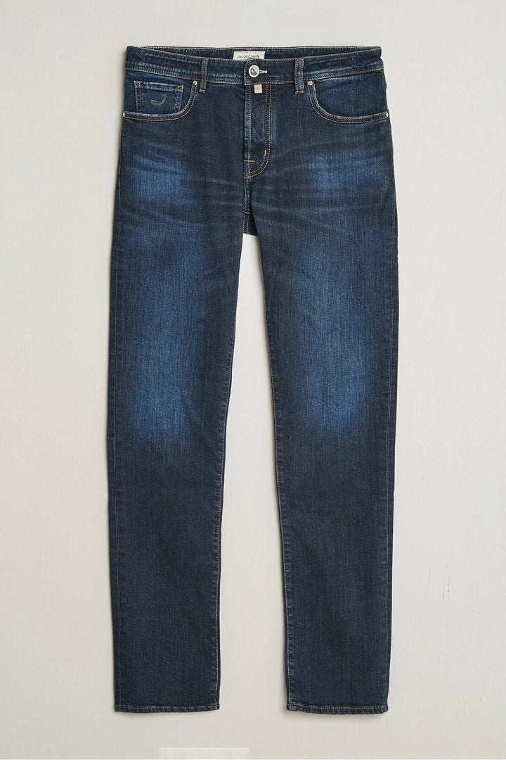 Bard Slim Fit Apres Ski Patch Stretch Jeans Dark Blue