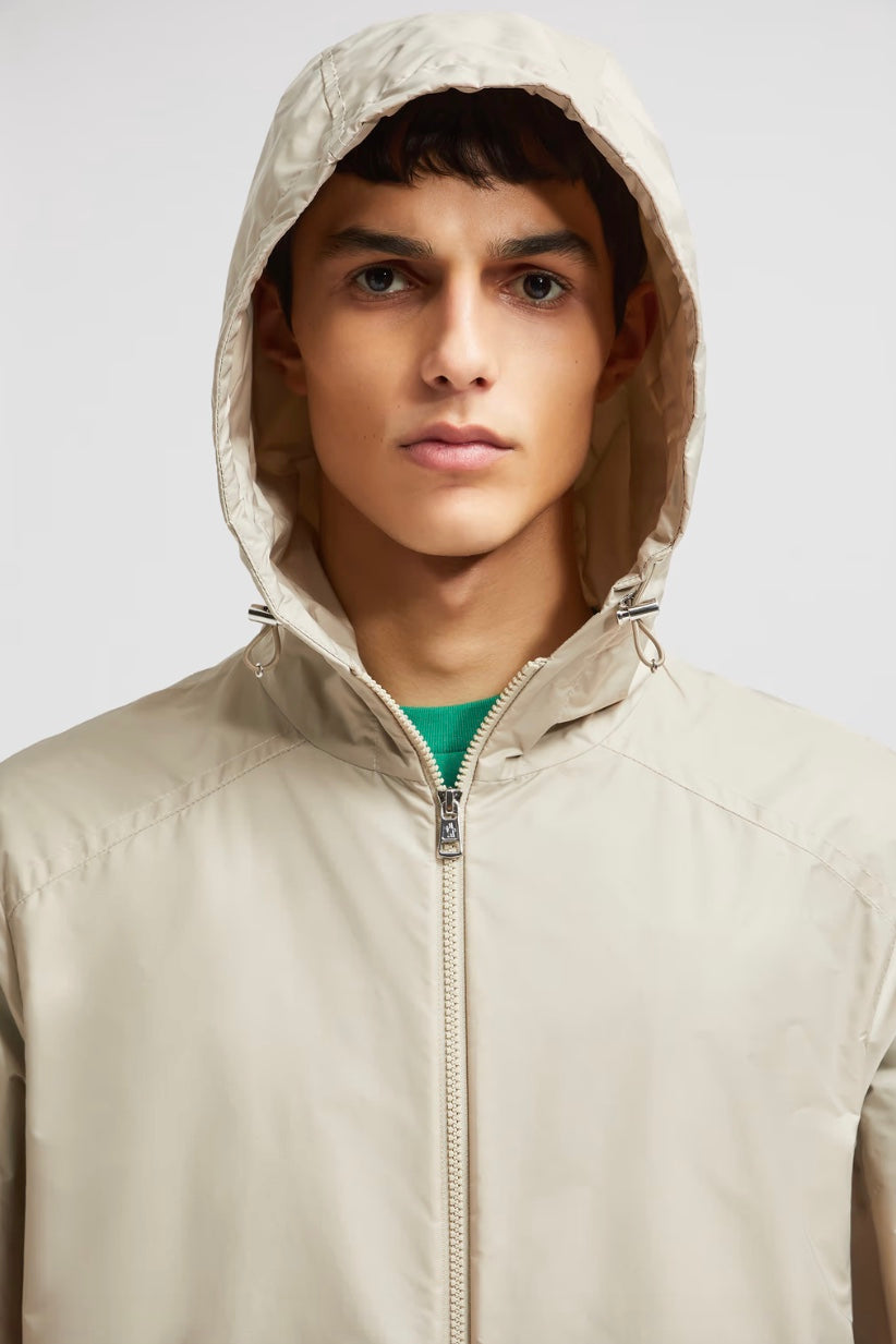 Etiache Hooded Rain Jacket Beige