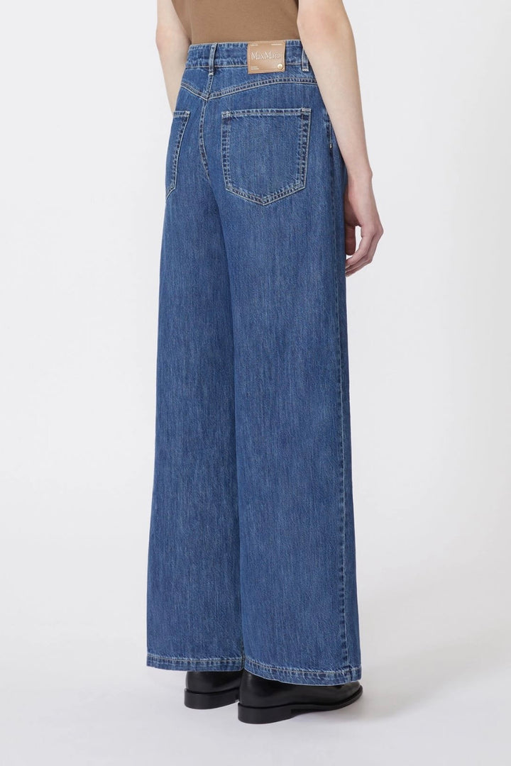 Wide-leg Denim Jeans
