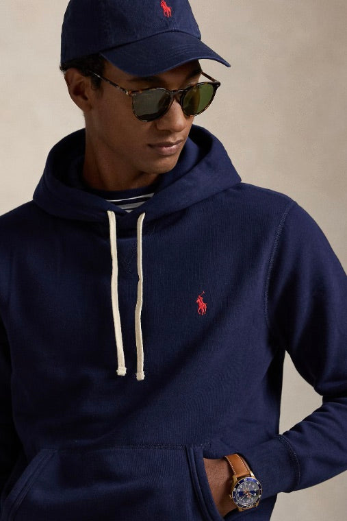 The RL Fleece Hoodie Cruise Navy