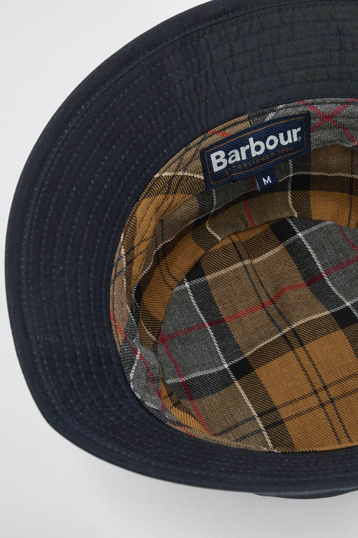 Waxed Bucket Hat Navy