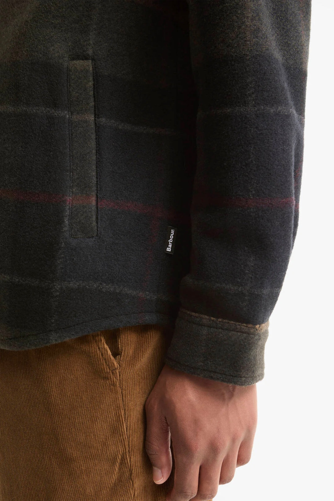 Barbour Woodlane Overshirt Shadow Classic
