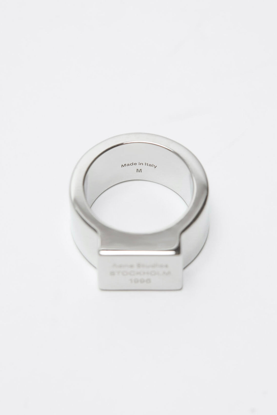 Logo Engraved Signet Ring