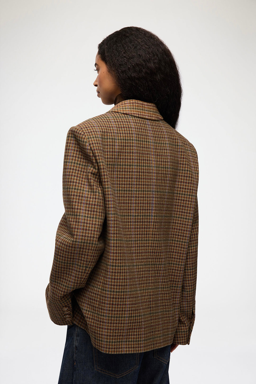 Heavy Check Twill Blazer