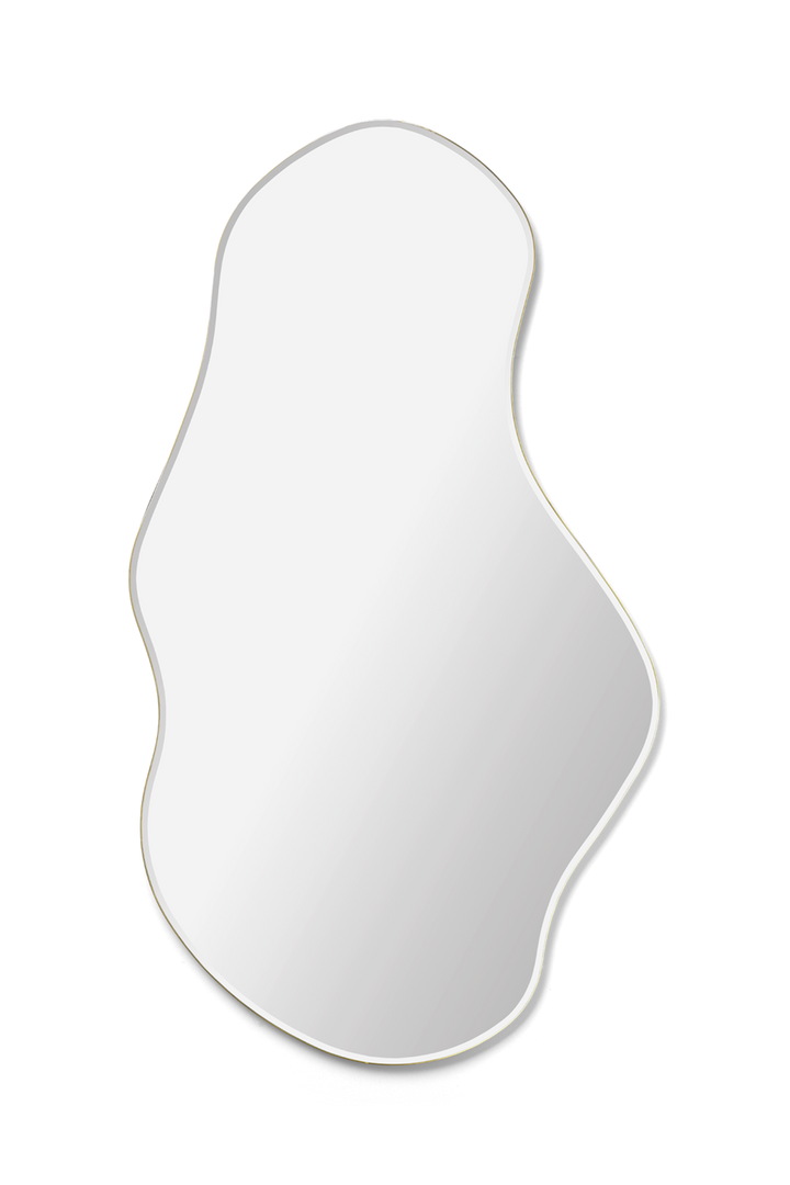 Pond Mirror Large Brass