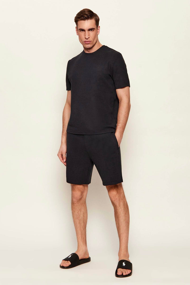 Rib T-Shirt Black