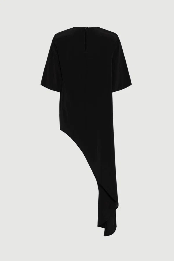 Lyngen Silk Top Black