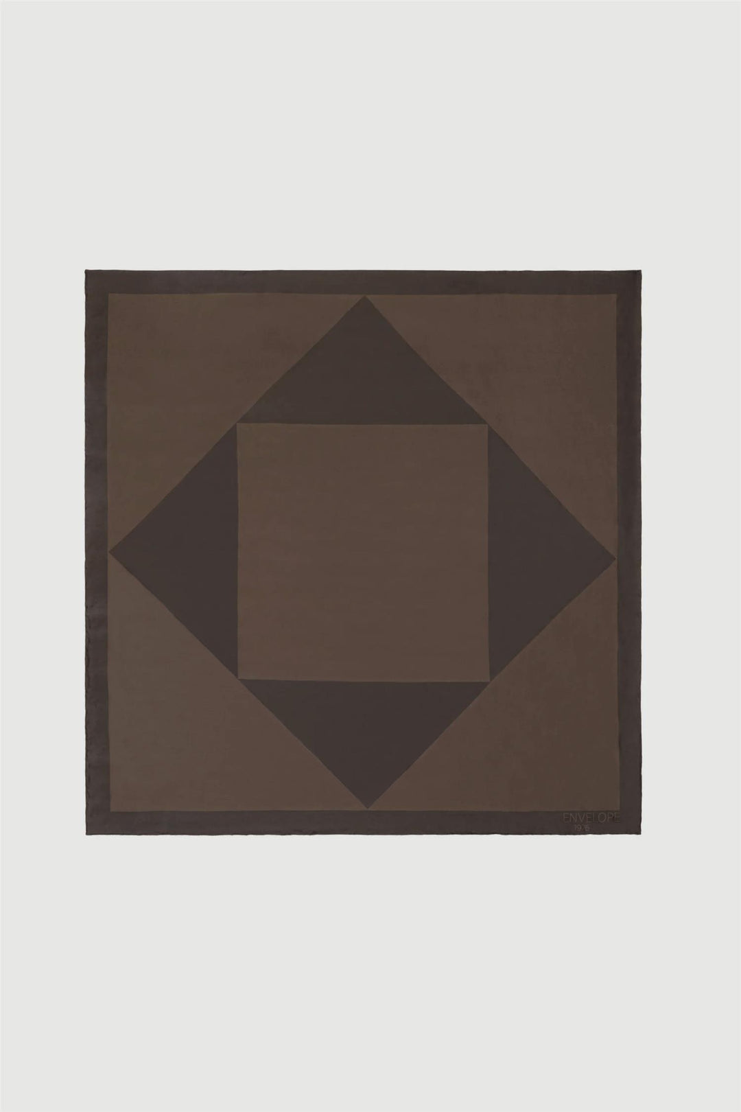 Square Silk Scarf Chestnut/Brown