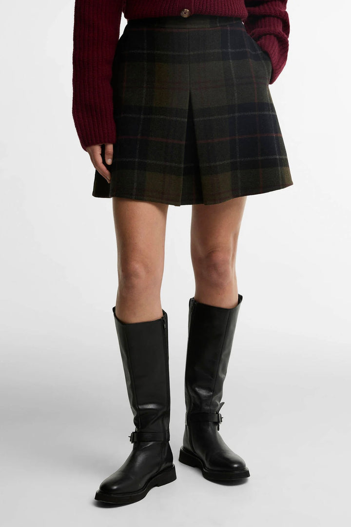 Barbour Marlow Mini Tartan Skirt Shadow Classic