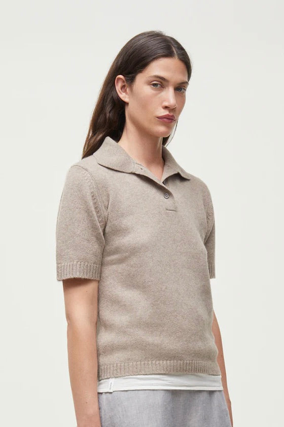 Vida Polo T-shirt Pure Grain