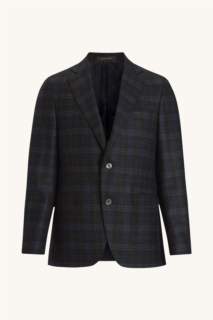 Fogerty Check Blazer Navy