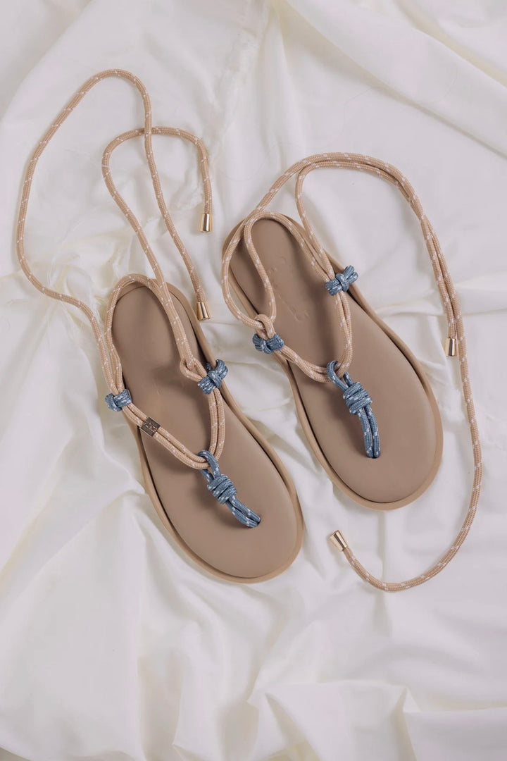 Flò Twin Rope Sandal Argilla/Teal