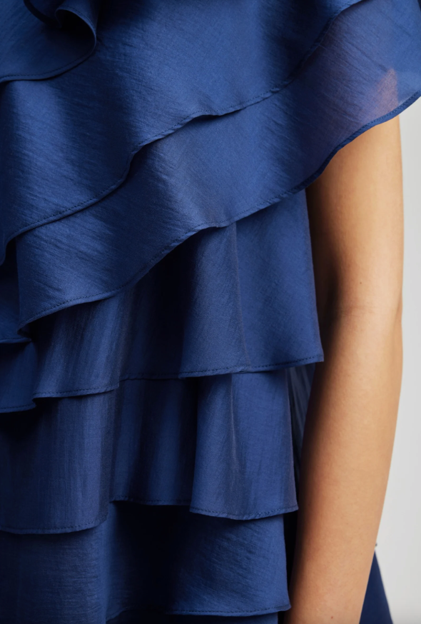 AMIE ONE-SHOULDER MINI DRESS