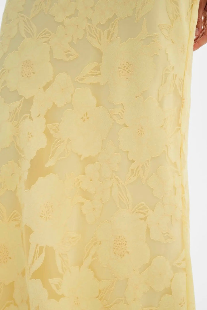 MALINA Sorelle Lace Slip Maxi Dress - Dale