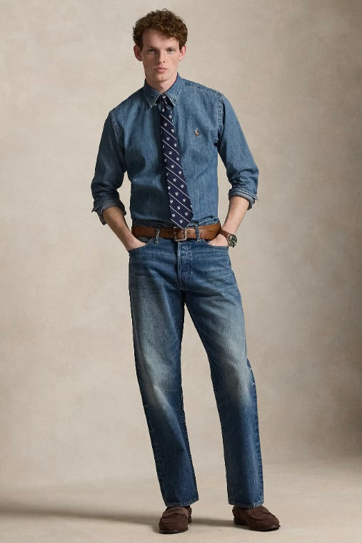 Custom Fit Denim Shirt