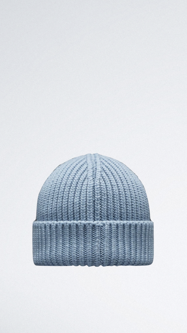 Woolen Beanie Light Blue