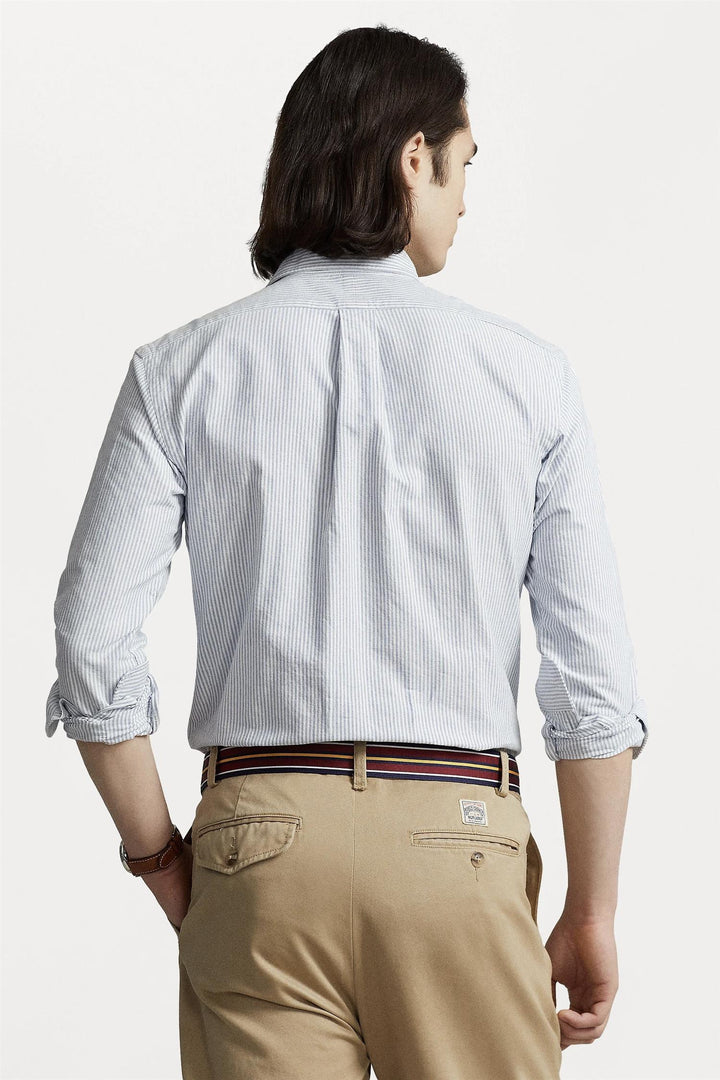 POLO RALPH LAUREN - Custom Fit Oxford Shirt Stripe - Dale