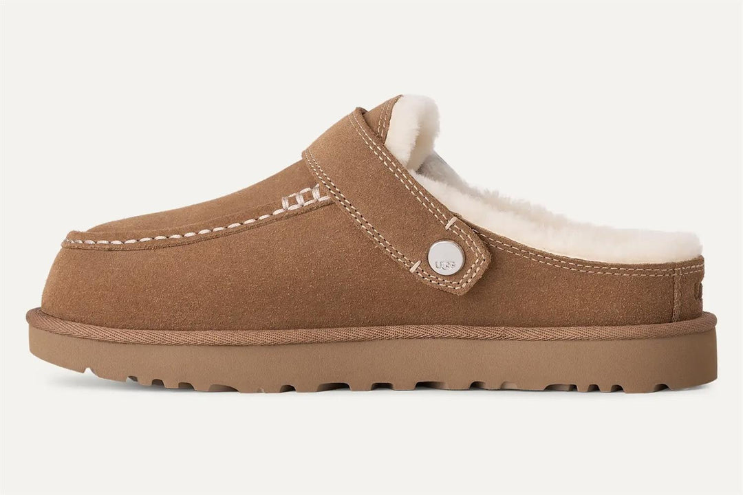 W Goldenstar Evelina Clog Chestnut