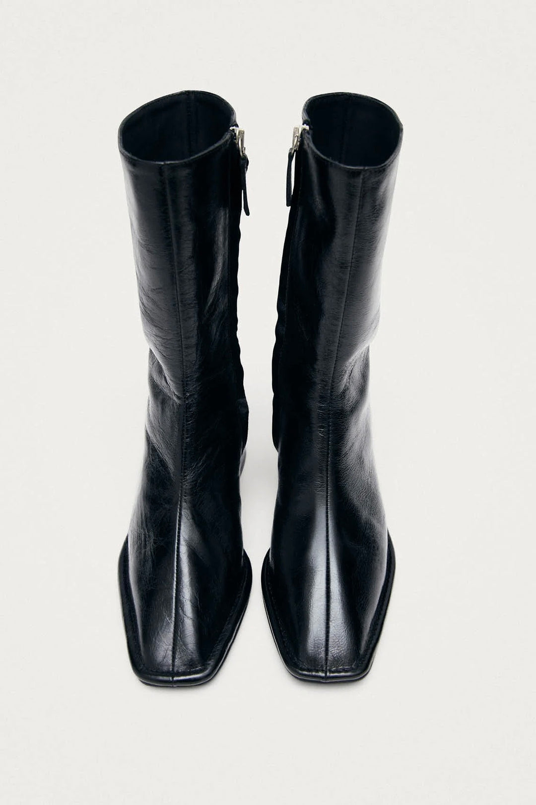 Berlin Rift Black Leather Boots