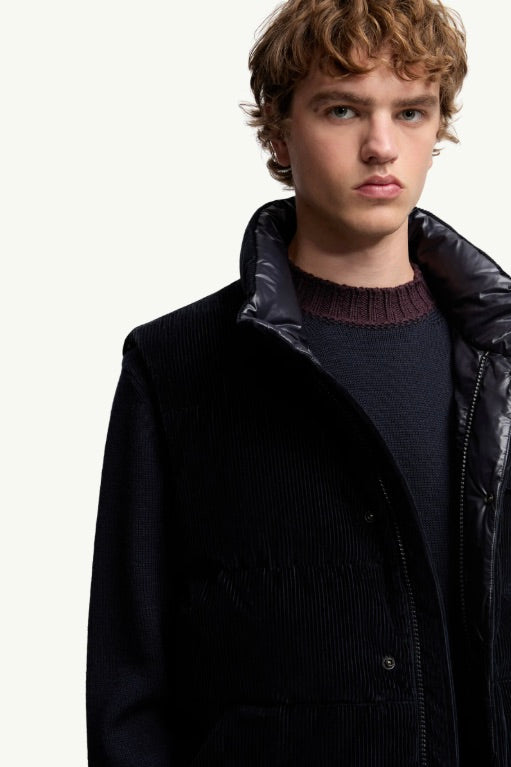 MONCLER Agen Corduroy Down Vest - Dale