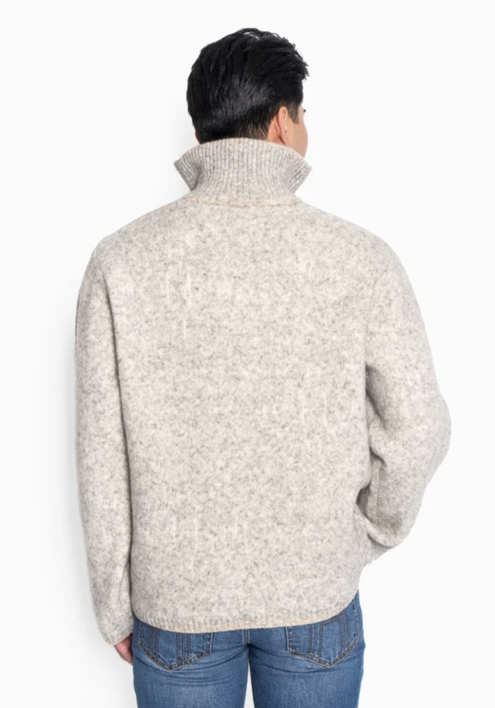 HEST Iben Half-Zip Grey Melange - Dale