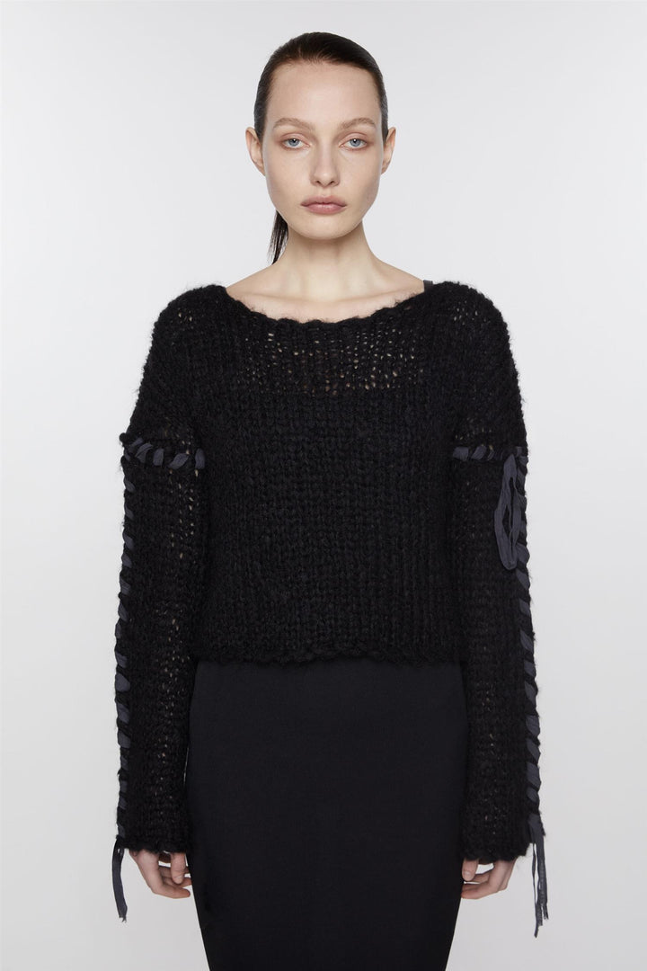 Lacing Knit Jumper