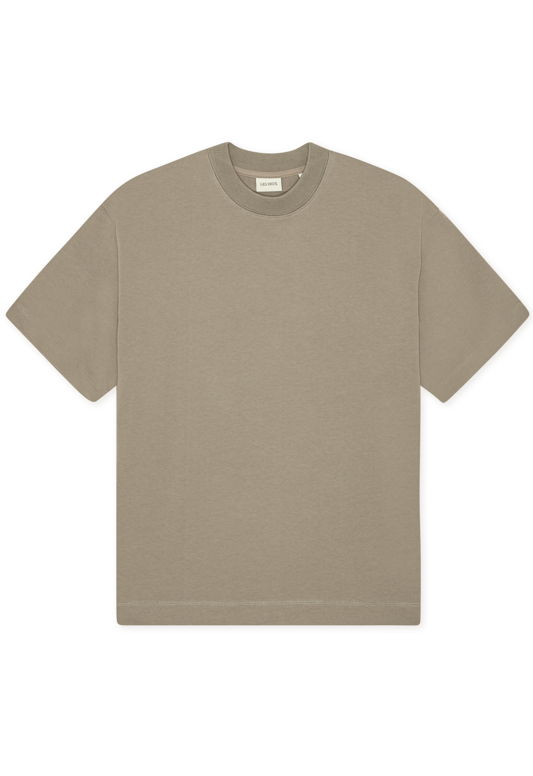 LES DEUX Carl T-Shirt Laurel Oak Sand - Dale