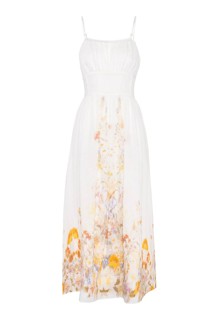 LOVE LOLINA Bernadette Midi Dress Misty Garden - Dale