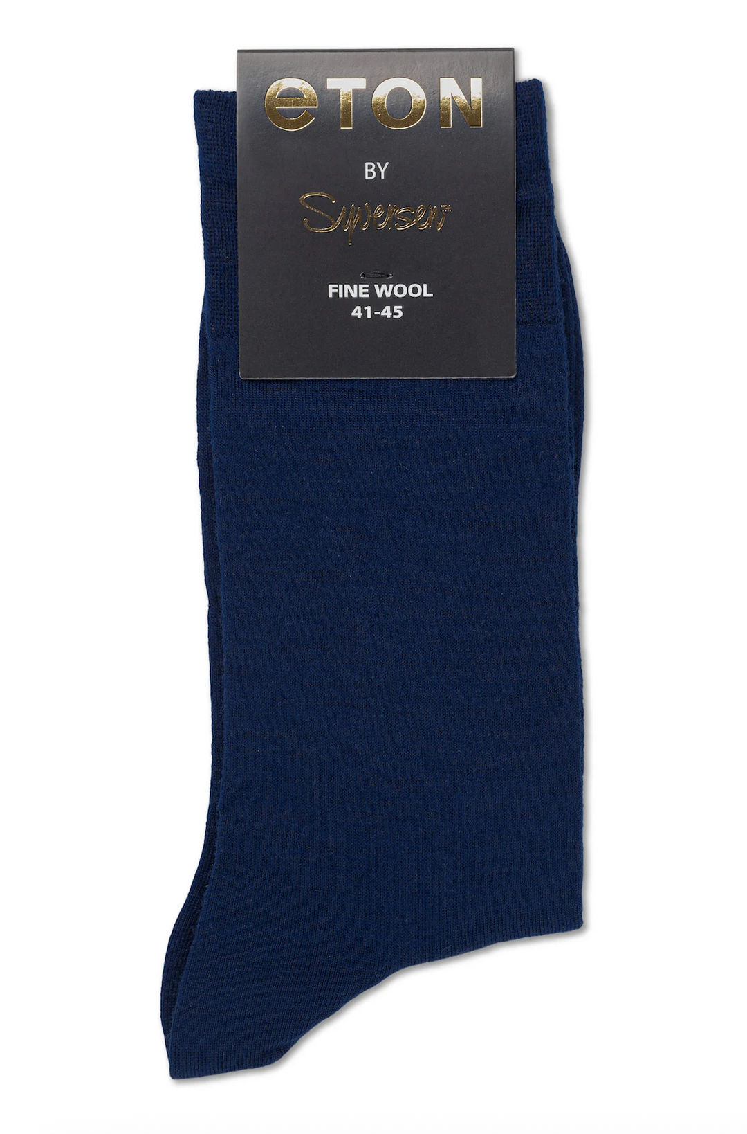 ETON Fine Wool Plain Navy Blue 41-45 - Dale
