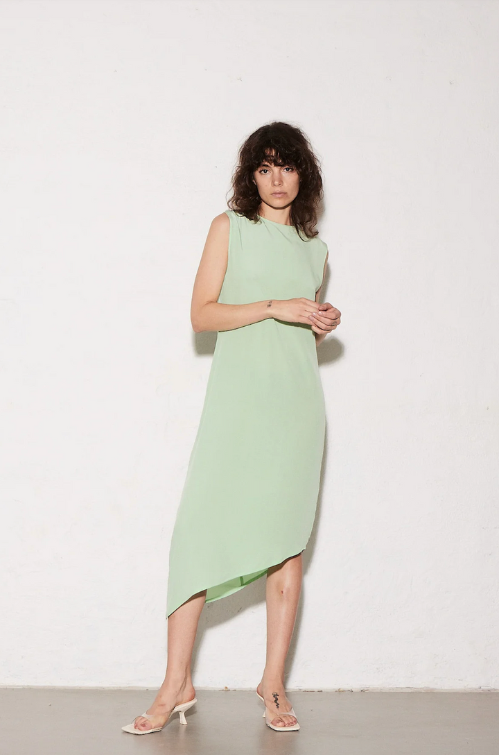 Nomad dress - green ash