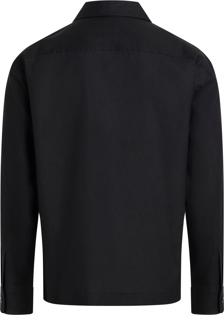 Linen Lyocell Stretch Overshirt Ck Black