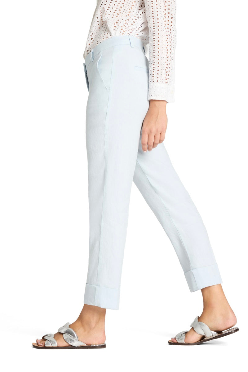 Krystal Linen Pant Ocean Wave Blue