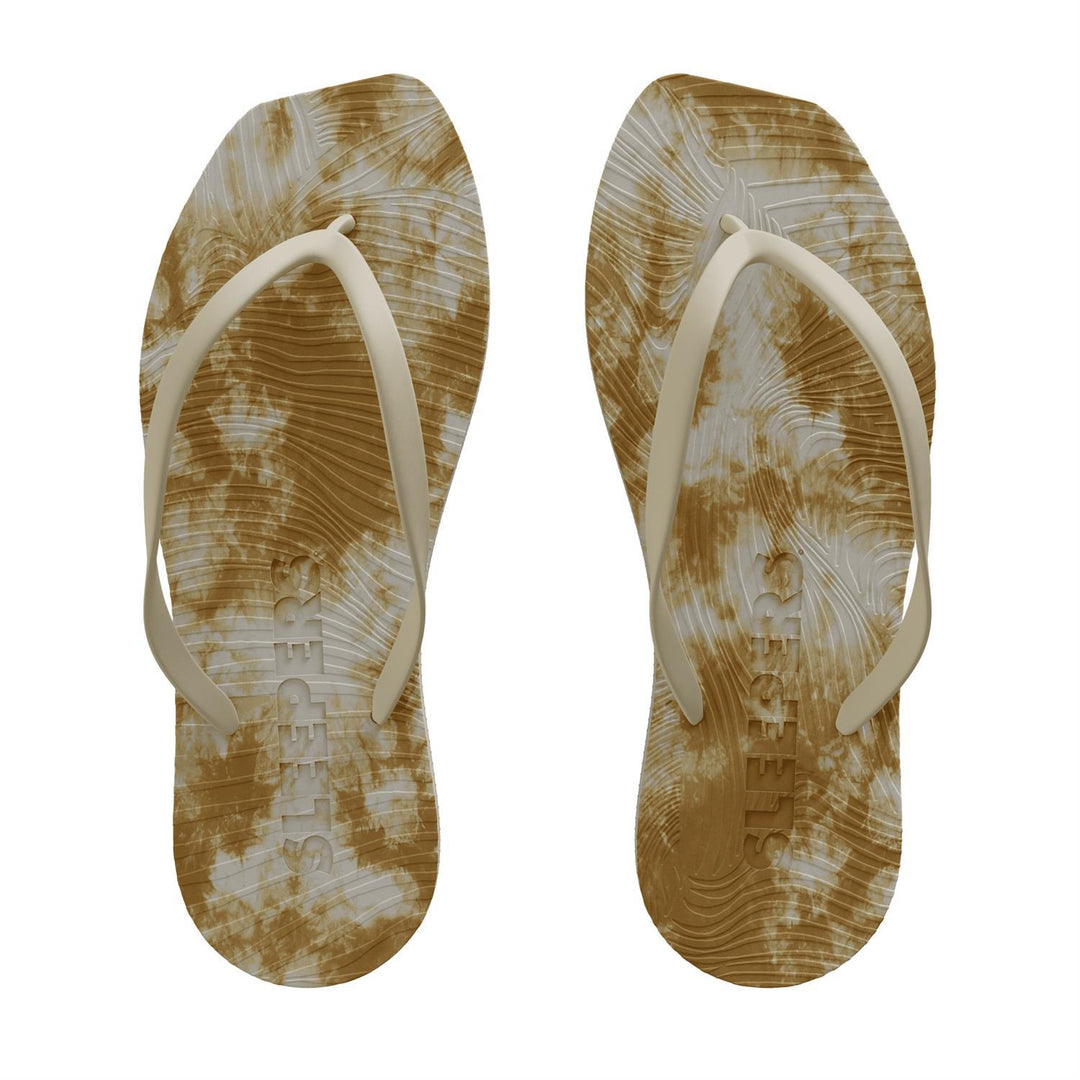 Tapered White/Yellow Tie dye