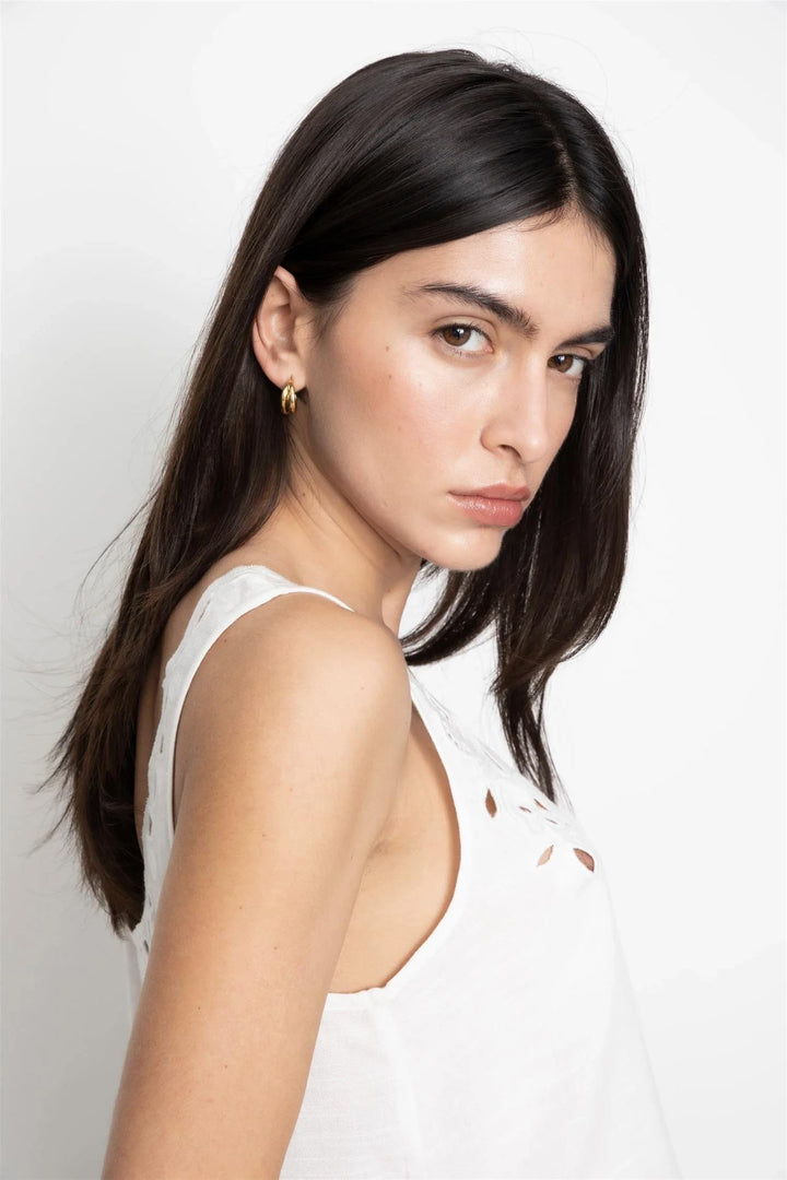 Evie Top White